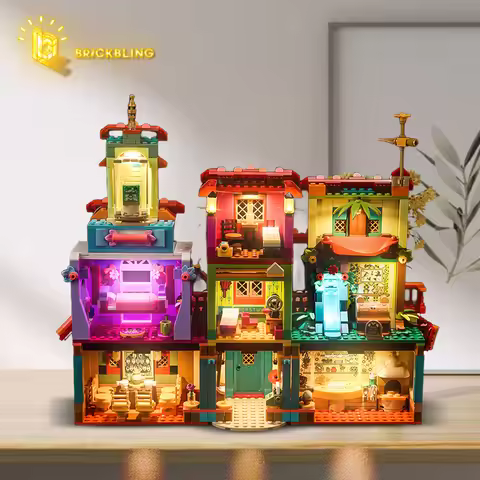 Brick Bling LED light model 43245 is suitable for Magic Magic House building block gifts (only inclu