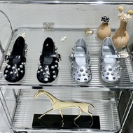 CWC4 Flat Hollow Pearl Mary Janes - Spring 2025 New Style with Soft Soles