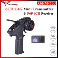 DUMBORC X6PM-350 6CH 2.4G Mini Transmitter With P6F 6CH Receiver For RC Car Boat Tank