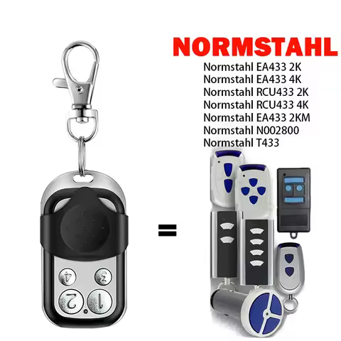 NORMSTAHL EA433 4K 2K RCU433 2K 4K EA433 2KM N002800 T433 Garage Door Remote Control 433MHz Rolling 