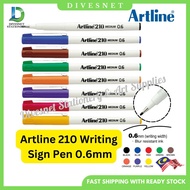 Artline 210 Writing Pen Medium Point Sign Pen Signature Pen 0.6mm EK210SP (1 Piece)