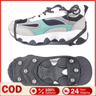 8Teeth Ice Gripper Spike for Shoes Winter Outdoor 1 Pair Anti-Slip Hiking Mountain Climbing Ice Snow