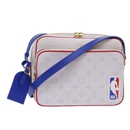 路易威登 Monogram Nile 小號肩背包 NBA 白色 M45583 LV 正品 47492A