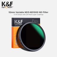 Knf Concept 52mm Lens Filter Variable ND3-1000 K&F Concept Filter