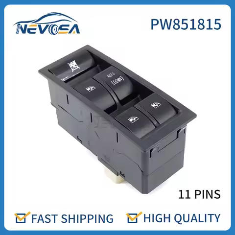 Nevosa PW851815 Auto Down RHD Front Right Side Master Power Car Lifter Window Switch For Proton Gen-