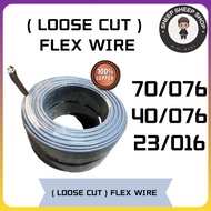 LOOSE CUT Wayer Elektrik Cable 3Core Wire Flexible Cable *23/016 *40/076 *70/076  #100% PURE COPPER