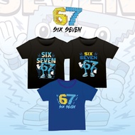 67 SIX SEVEN - STEAL A BRAIN ROT - ANOMALI - T-shirt Adult Kids Cotton Custom Tee