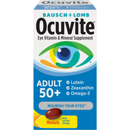 BAUSCH LOMB 博士倫 葉黃素Omega-3迷你膠囊 50歲以上適用