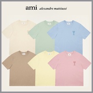『 AMI Paris 』 Ami Paris De Coeur Cotton T-Shirt Unisex