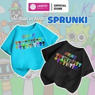 SPRUNKI children's t-shirt with INCREDIBOX GAME printed in all colors and sizes for children 10kg - 