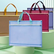 A3 documents bag for hand carry art bag mesh files zipper files