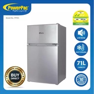 PowerPac 71L 2 Door Mini Bar Fridge with Freezer (PPF85)