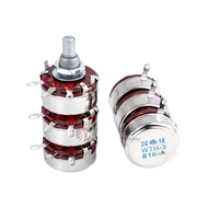 WTH-3L Triple Potentiometer WTH118-1A 2W 1K 2K2 4K7 10K47K220K470K680K1M