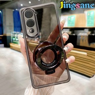 Jingsanc Translucent Case For VIVO Y29t 5G/VIVO Y29s 5G/VIVO Y04 Phone Case Circular Holder Camera L