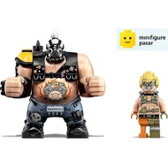 ow016 ow017 Lego Overwatch 75977 - Junkrat (Jamison Fawkes) Roadhog (Mako Rutledge) Minifigure - New