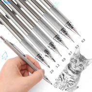 FAVOR Automatic Pencil, Drawing Writing Tool Metal Mechanical Pencil, Simple 0.3/0.5/0.7/0.9/1.3/2.0