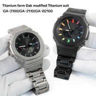 GA2100 Mod Kit Titanium Watch Case strap Bracelet For G-SHOCK Casio GA-2110 GA-B2100 DW 5600/5610 Wa