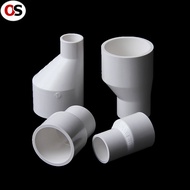 OS 1pc 20-63mm PVC Reducing Straight Connector Home Garden Irrigation PVC Joints Water Pipe Fittings