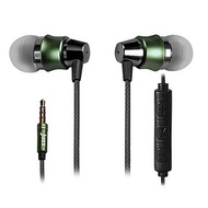 INTOPIC 入耳式鋁合金耳機麥克風-綠 JAZZ-I112-GN