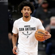 Dylan Harper Harper Harper Spurs American Short T Short Sleeve oversize T-shirt Dropped Shoulders St