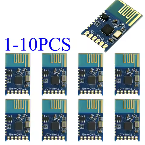 1-10PCS JDY-40 2.4G Wireless Serial Port Transmission Transceiver and Remote Communication Module IO