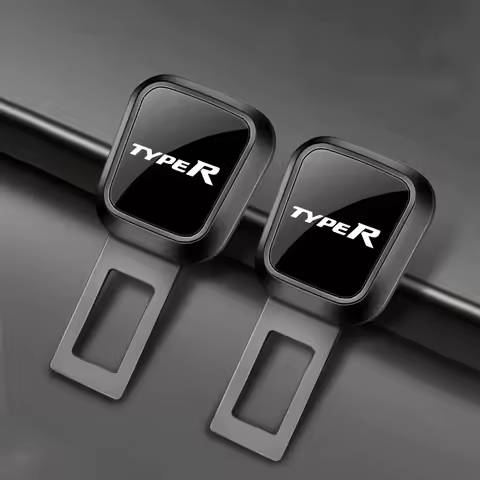 For Honda Type R Type S Civic FK8 FK2 FN2 EP3 Auto Accessories Car Safety Belt Extension Plug Buckle