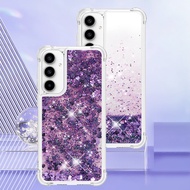 Luxury Liquid Quicksand Glitter Star Phone Case Samsung Galaxy A56 A36 A26 A16 A55 A35 A25 A15 A54 A