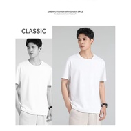 Medium Plain Tshirt Unisex Baju Kosong Murah Lelaki Perempuan Unisex Round Neck T-shirt Short Sleeve