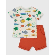 (Auth) Tu Uk boys' summer clothes set size 6-9m