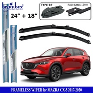 Brainbox Frameless Car Wiper Mazda CX-5 CX5 Wiper Blade Rubber Car Windshield Cleaner