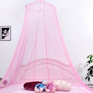 Mosquito net hanging round anti mosquito insect flies mosquito net mesh mattress protect child on mattress comfortable beautiful modern mesh plain motifs bed curtain bedding supplies baby cot adult protector protective TWC store