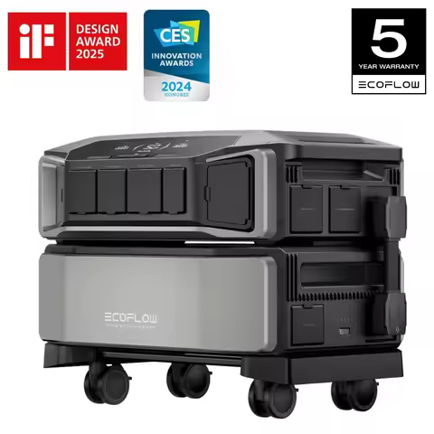ECOFLOW Power Station DELTA Pro Ultra with Extra Battery, 120/240V 7200W AC Output, 12kWhLifepo4 Hom