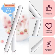 PEONYTWO Popsicle Mold, Reusable Transparent Popsicle Sticks, Replacement Acrylic Ice Cream Sticks