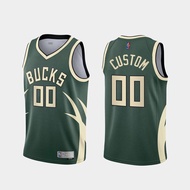 IDAWN7 BKB NBA Jersey Milwaukee Bucks López Divincenzo Toupane Basketball Jersey Sports Vest Player 