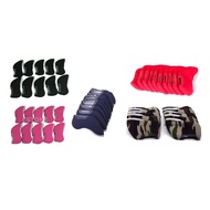 ปลอกหุ้มหัวไม้กอล์ฟชุดเหล็ก แพ็ค 10 ชิ้น Golf head cover set  (COVM0001)