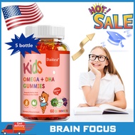 Kids DHA Omega Kids Gummies - Good for Vision, Brain & Immune System - 60 Gummies
