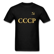 [Style] Kaus Rusia Soviet CCCP Kaus Palu Arit Komunisme Revolusi Merah Pria T Shirt Pria CCCP Retro 