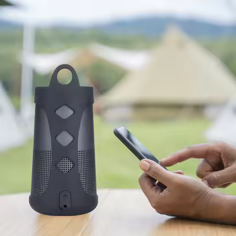 Portable Bluetooth-compatible Speaker Case Shockproof Speaker Carry Case with Carabiner for Bose Sou