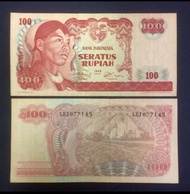 ((NEW PRODUK)) 1 LEMBAR 100 RUPIAH SERI SUDIRMAN TAHUN 1968 / UANG