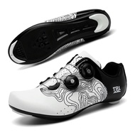 Road Bike Shoes Mountain Bicycle Men's Sneakers Spd Cleat Self-Locking Shoes Flat Cycling Shoes Mtb Road Bike Sneakers