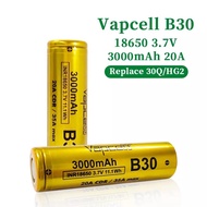 Vapcell B30 18650 3000mah 20A High drain 3.7V Li-ion Rechargeable Battery