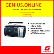 Wirata Portable Radio with USB FM Radio LTD6.5