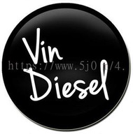 Vin Diesel 馮迪索 胸章 / 胸章訂製