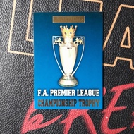 epl trophy premier league championship trophy topps merlin collection premier gold 96/97