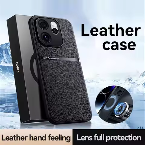 Shockproof Leather Case For OPPO A5 A6 Reno 10 11 11F 12 12F 13 13F 14 14F 15 15F Find X5 X6 X8 X9 P