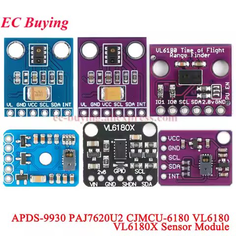 5Pcs/1pc Gesture Recognition Sensor PAJ7620U2 9g Mesture APDS-9930 9900 9960 CJMCU VL6180 VL6180X Ra