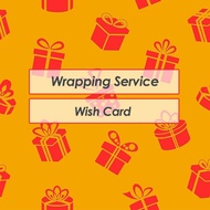 Perkhidmatan Bungkusan Hadiah Wishes Card Wrapping Gift Wedding Birthday Events