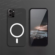HMD Pulse Pro/ HMD Pulse/ HMD Pulse+ Phone Case Black Matte Soft TPU Case With Magnetic Wireless Cha
