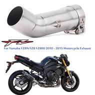 FZ8N Exhaust Slip On For Yamaha FZ8N FZ8 FZ800 2010-2015 Motorcycle Exhaust Muffler Escape Contact M