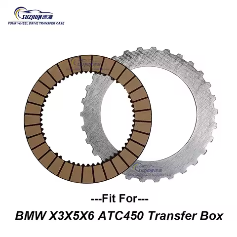 Car 4WD Clutch Disc Friction Plates Set For BMW X3 X5 X6 ATC450 Transfer Case Repair Kit Steel Plate